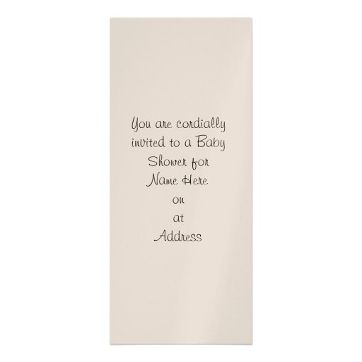 Baby Elephant with Balloon Baby Shower Invitation