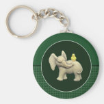 Baby Elephant & Yellow Duck Keychain