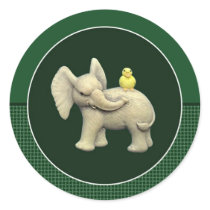 Baby Elephant & Yellow Duck stickers