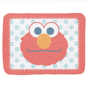 Baby Elmo Face Stroller Blanket