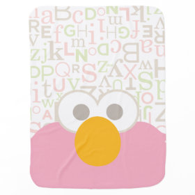Baby Elmo Face Stroller Blankets