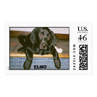 BABY ELMO POSTAGE STAMPS by djsonarofenmass
