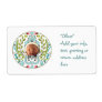 "Baby Face" Oliver Custom Shipping Label