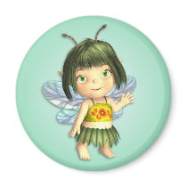 Baby Faerie Magnet by mariannegilliand Baby Faerie Magnet