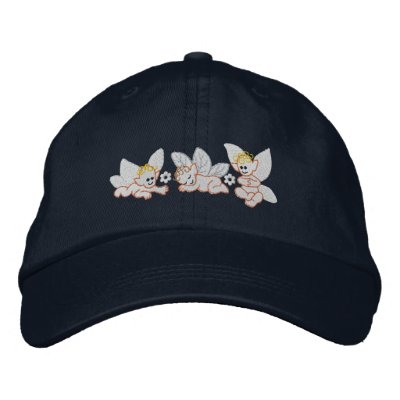 Baby Fairies Baseball Cap by ZazzleEmbroidery