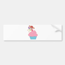 baby fairy cupcake cherry on top bumper sticker