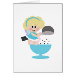 baby fairy ice cream scoop sweetie cards