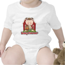 Baby Farmer With Rooster Tshirts and Gifts