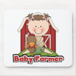 Baby Farmer With Rooster Tshirts and Gifts Mouse Pads