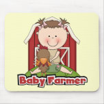 Baby Farmer With Rooster Tshirts and Gifts Mousepad