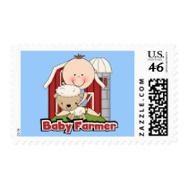 Baby Farmer With Sheep Tshirts and Gifts Stamps