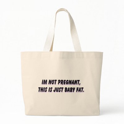 Baby Fat Canvas Bags by lookcrazy