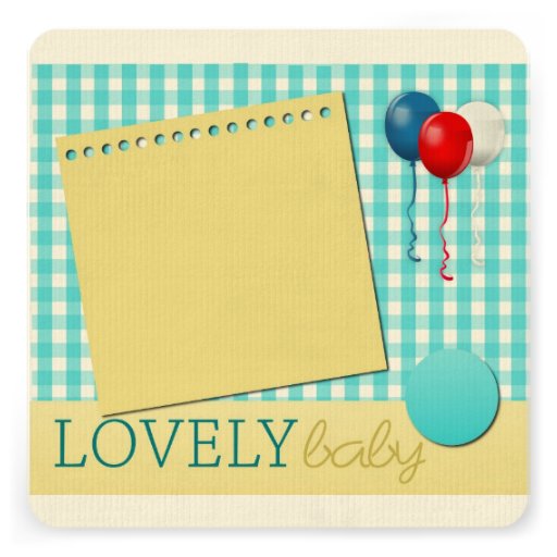 Baby Feet Footprint Shower Invitation Announcement