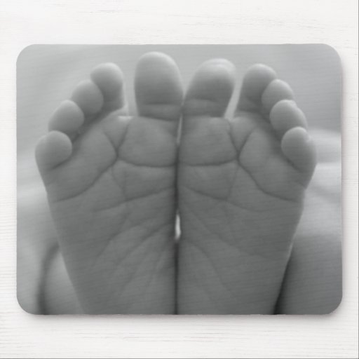 Baby Feet Mouse Pad Zazzle