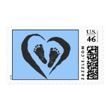 Baby feet postage