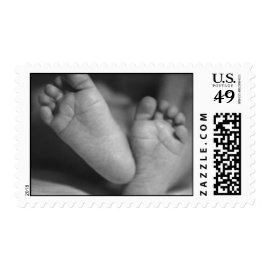 Baby Feet Postage Stamp