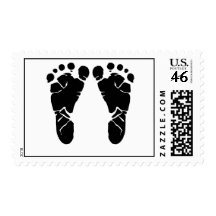 Baby Feet Postage Stamp