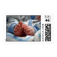 Baby Feet Postage Stamps
