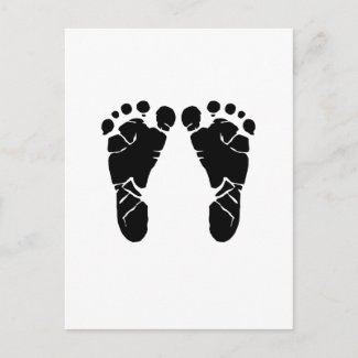 Baby Feet postcard