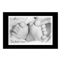 Baby feet posters