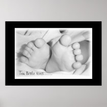 Baby feet posters