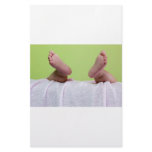 Baby feet stationery design