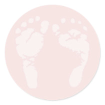 Baby Feet Stickers by DesignsByGeorgia Baby Feet Stickers