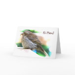 Baby Finch Mother's Day Greeting Card