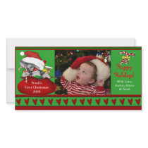 Baby First Christmas Photo Card photo cards