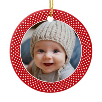 Baby' First Christmas - PHOTO FRAME Ornament