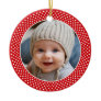 Baby' First Christmas - PHOTO FRAME Ornament