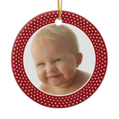 Baby' First Christmas - PHOTO FRAME Ornament