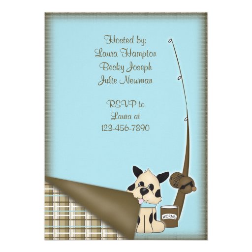 Baby Fisherman Shower Invitation