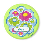 Baby Flowers blue - magnet