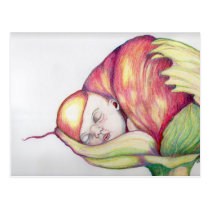 Baby Flowers postcards