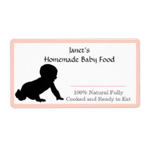 Baby Food Jar label