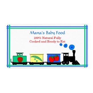 Baby Food Jar label label
