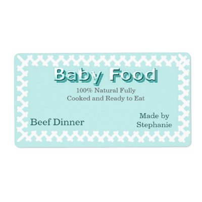 Baby Jar Labels