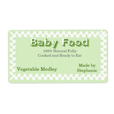 Baby Jar Labels