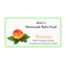 Baby Food Jar label