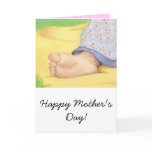 Baby foot / Happy Mother's Day Card