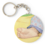Baby foot key chains
