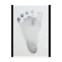Baby Footprint postcards