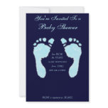 Baby Footprints (Boy) Announcement