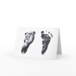 Baby Footprints Card