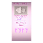 Baby Footprints (Girl Twins) photo cards