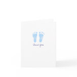 Baby Footprints Thank You Note Card