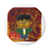 Baby Frankenstein magnets by Castleinc Baby Frankenstein magnets