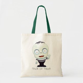 Baby Frankenstein Trick or Treat Bag
