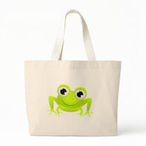 Baby Frog Tote Bags
